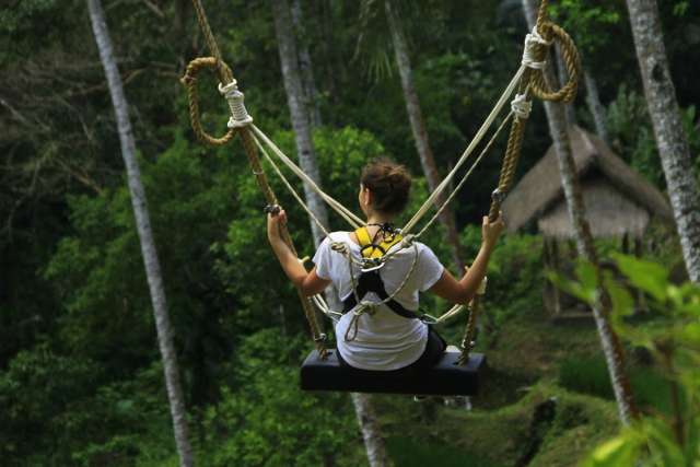 Bali Terrace River Pool Swing 3