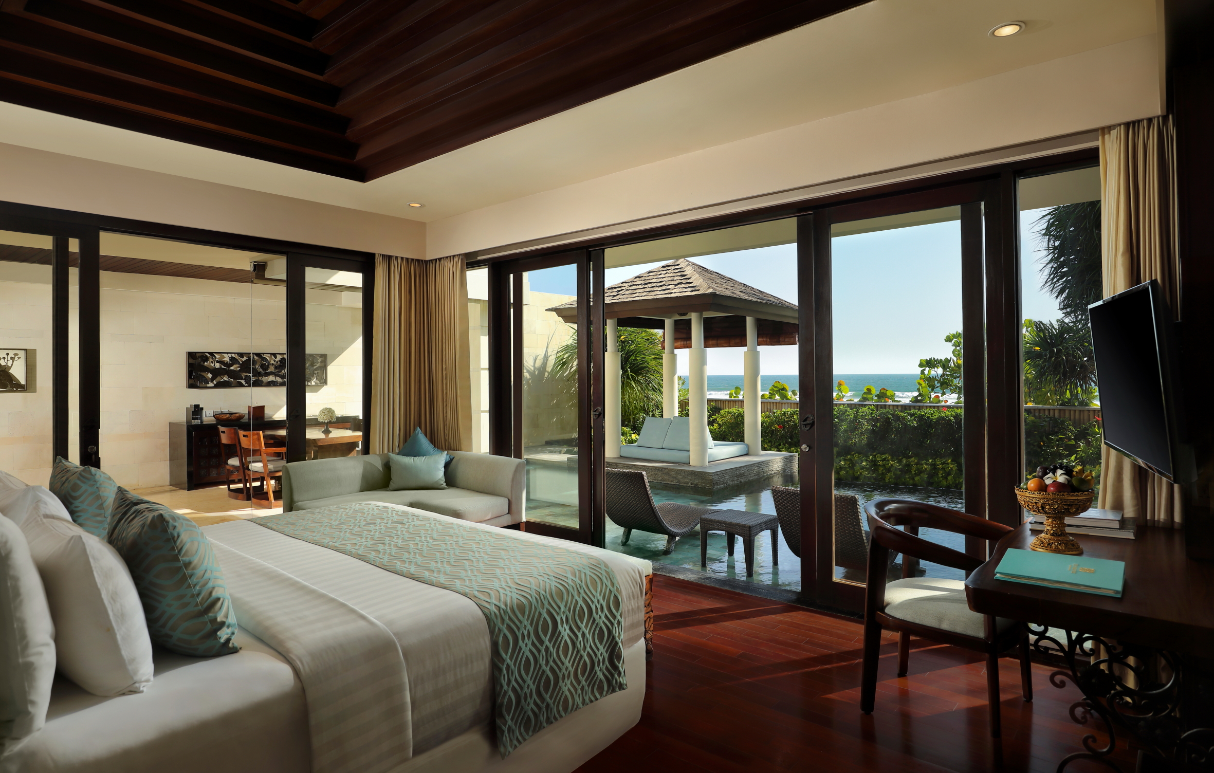 3-One Bedroom Ocean Pool Villa - bedroom