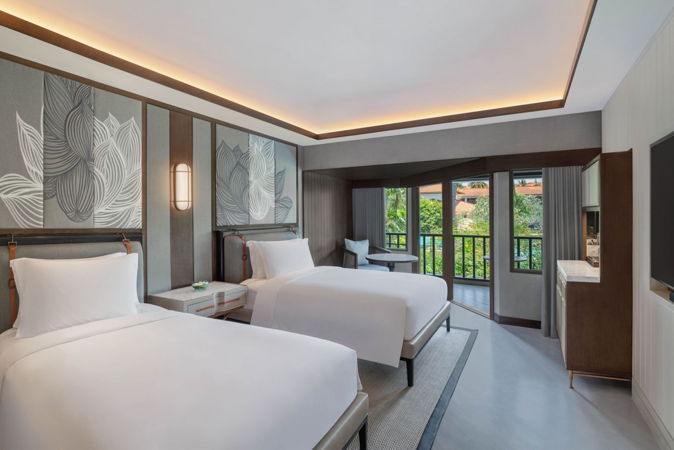 deluxe lagoon view twinbed